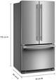 KitchenAid® 36" 25.2 Cu. Ft PrintShield® Stainless Steel French Door Refrigerator with Internal Water Dispenser-2
