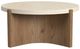 Flexsteel® Eclipse White Top Round Coffee Table with Brown Base-2