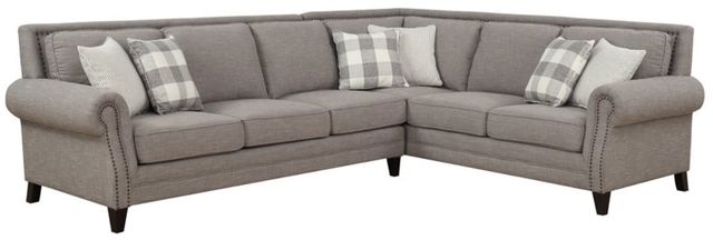 Emerald Home Willow Creek 2-Piece Gray Sectional Set-0