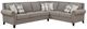 Emerald Home Willow Creek 2-Piece Gray Sectional Set-0