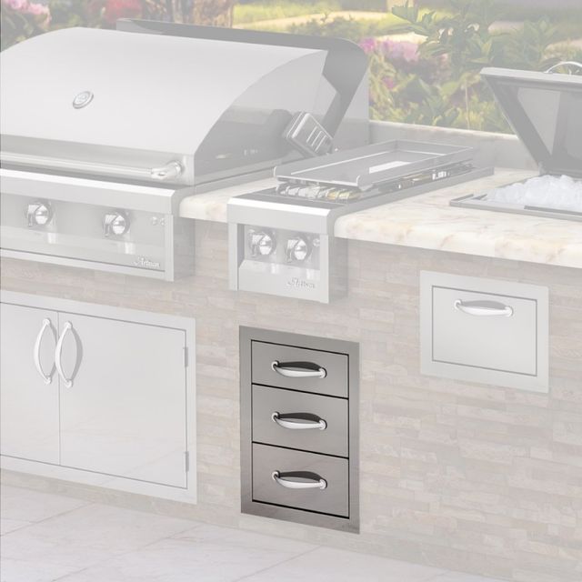 Artisan 17" Stainless Steel Three-Drawer Set Artisan 17" Stainless Steel Three-Drawer Set