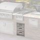 Artisan™ 17" Stainless Steel Three Drawer Set-1