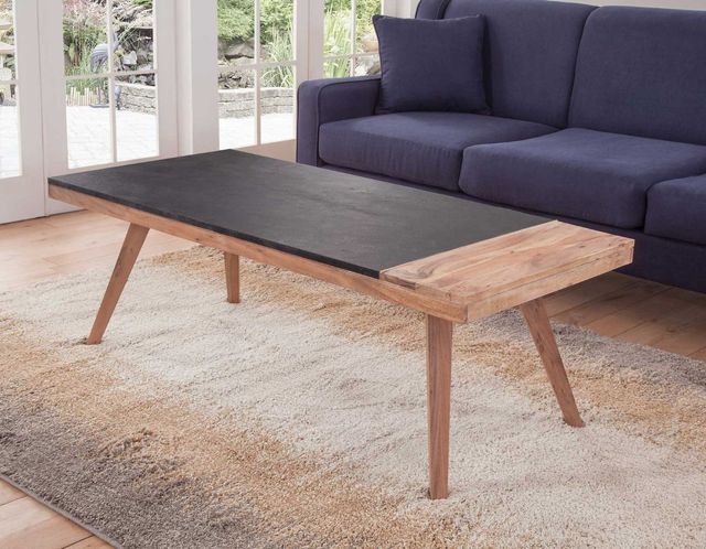 Steve Silver Co. Caspian Natural Matte Cocktail Table-1