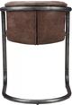 Moe's Home Collection Freeman 2-Piece Light Brown Leather Dining Arm Chair Set-2