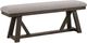 Intercon Hearst Beige/Reclaimed Chevron Upholstered Dining Bench-0