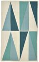 Feizy Clare Aqua/Multi 5' x 8' Rug-0