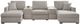Benchcraft® ModMax Luxe 5-Piece Flint Double Chaise Sectional with Storage Consoles-0