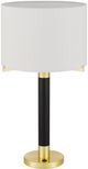 Cal® Lighting & Accessories Goldston Antique Brass/Black Table Lamp-0