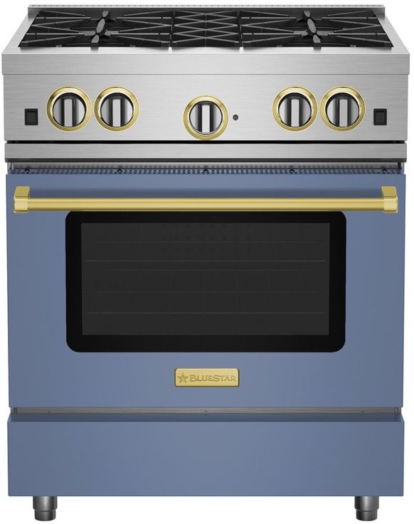 BlueStar® Culinary RCS Series 30" Color Match Pro Style Liquid Propane Gas Range-0