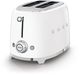 Smeg 50's Style 2 Slice White Toaster-1