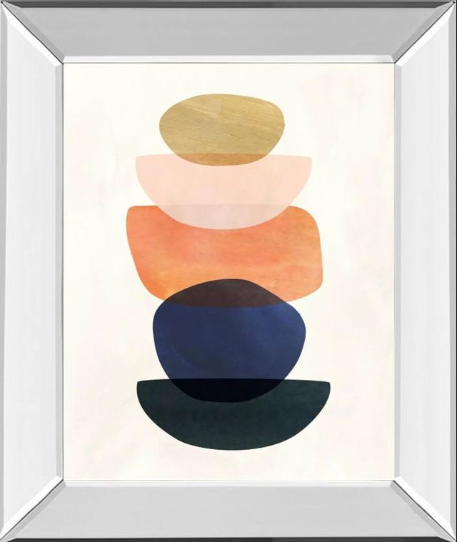 Classy Art Mod Pods II by Victoria Borges Mirror Framed Wall Art-0