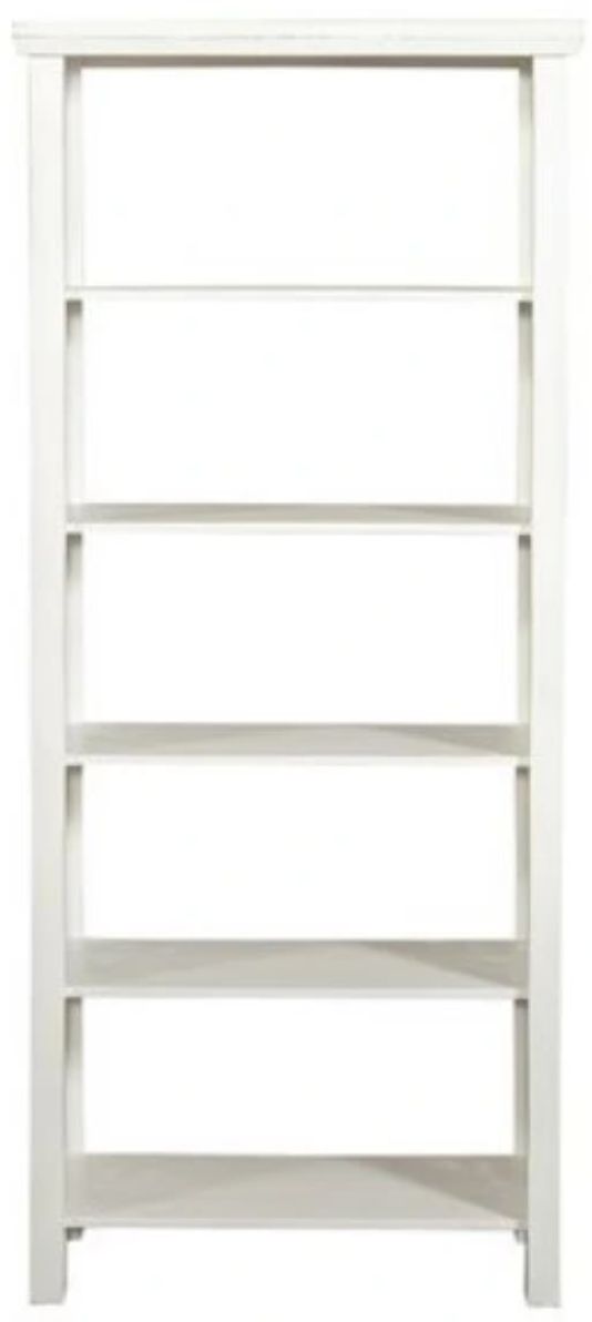 Liberty Furniture Trellis Lane Weathered White Accent Bookcase-2