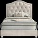 ACME Furniture Reggie Gray Twin Upholstered Panel Bed-2