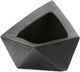 Wildwood Lamps Origami Black Glaze Vase-2