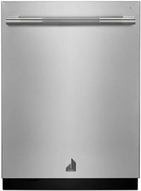 Front view of the JennAir® RISE™ 24" Stainless Steel Built In Dishwasher