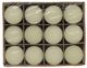 A & B Home Ivory White Unscented Soy Wax Votive Candles-4