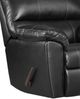 Affordable Furniture 2450 Austin Black Manual Recliner-1