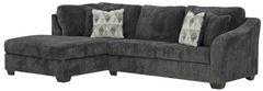 Signature Design by Ashley® Biddeford 2-Piece Shadow Left-Arm Facing Sectional and Chaise