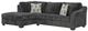 Signature Design by Ashley® Biddeford 2-Piece Shadow Left-Arm Facing Sectional and Chaise-0
