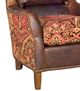 King Hickory Customizable Writer Leather and Fabric Chair-1
