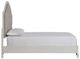 Signature Design by Ashley® Blendon Chipped White Queen Upholstered Panel Bed-3