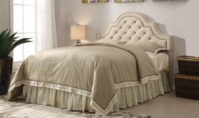 Coaster® Ojai Beige Queen/Full Upholstered Headboard-2