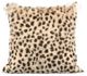 Moe's Home Collection Spotted Goat Cream Leopard Fur Pillow-0