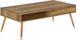 Monarch Specialties Inc. Walnut Drawer Coffee Table-1