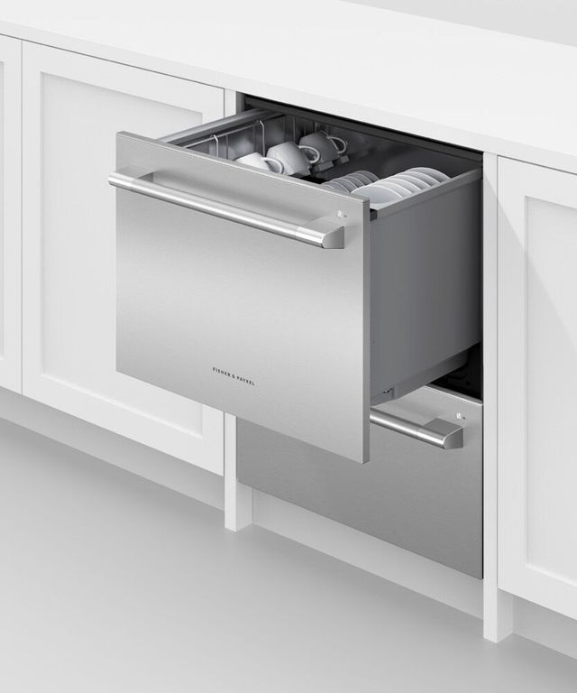 Fisher & Paykel Series 11 24" Stainless Steel Professional Tall Double DishDrawer™ dishwasher-2