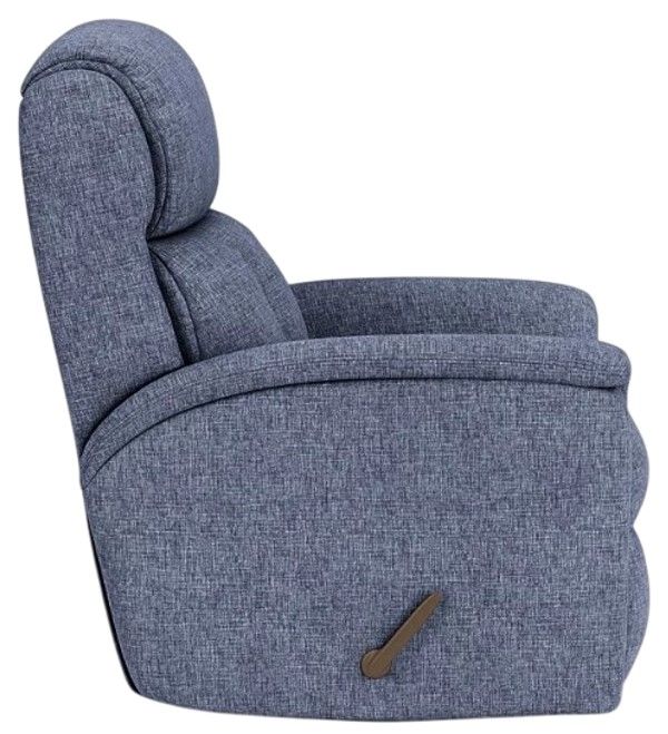 Flexsteel® Luna Blue Indigo Swivel Gliding Recliner-2