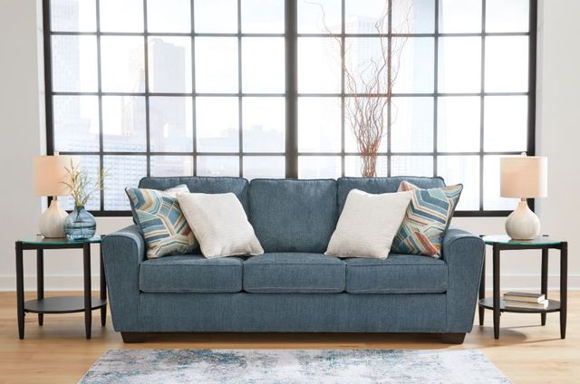 Signature Design by Ashley® Cashton Blue Queen Sofa Sleeper-4