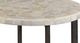 Hammary® Hidden Treasures White Onyx Accent Table with Black Base-1