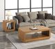 Furniture of America® Dothan Medium Oak Coffee Table-2