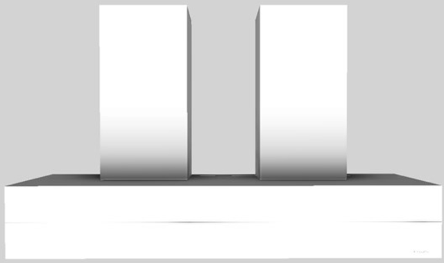 Vent-A-Hood® 54" White Contemporary Wall Mounted Range Hood