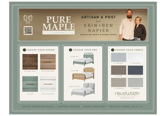Vaughan Bassett Pure Maple Arch Mirror In Maple Syrup-2