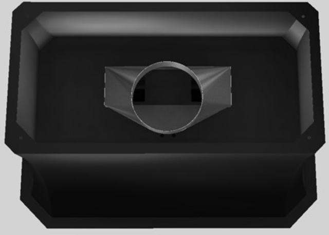 Vent-A-Hood® Designer Series 42" Black Island Range Hood-2
