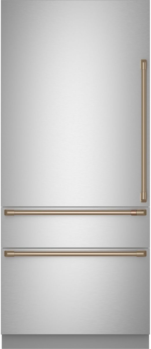 Café™ Brushed Bronze Refrigeration Handle Kit-1