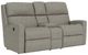 Flexsteel® Catalina Light Gray Power Reclining Loveseat with Console-0
