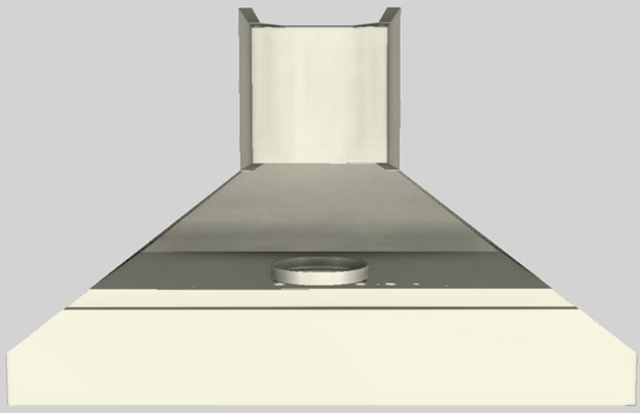 Vent-A-Hood® 48" Biscuit Euro-Style Wall Mounted Range Hood-4