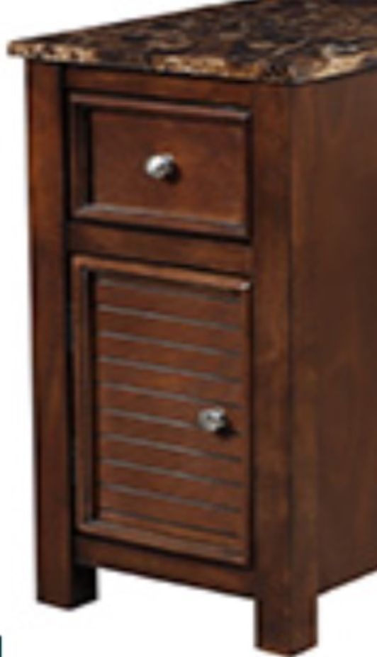 New Classic® Home Furnishings Samson Brown End Table with Drawer-1