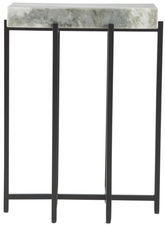 Martin Svensson View Point Jupuana Gray End Table with Black Base-2