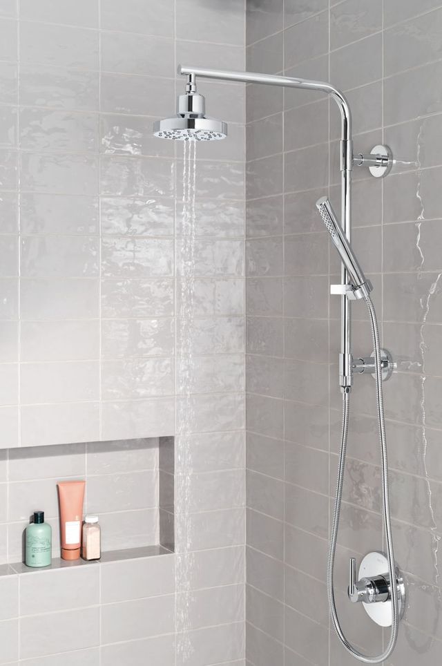 Delta Universal Showering Components Lumicoat® Chrome Emerge® 18" Round Shower Column-2