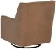 Linon Bernice Brown Swivel Rocking Chair-4