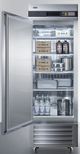 Summit® 28 in. 23.0 Cu. Ft. Stainless Steel Column Refrigerator-3