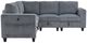 Homelegance® Walterboro 5-Piece Dark Gray Modular Sectional with Storage-2
