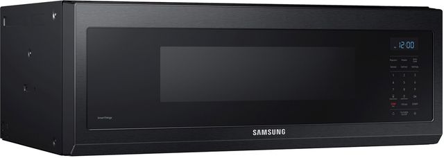 Samsung 1.1 Cu. Ft. Fingerprint Resistant Matte Black Steel Smart SLIM Over The Range Microwave with 400 CFM Ventilation-4