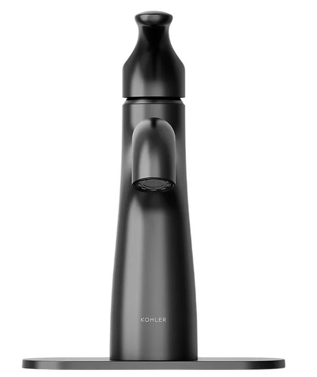 KOHLER® Simplice® Matte Black 1.0 GPM Single-Handle Bathroom Sink Faucet-1