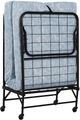 dhp furniture® Levy Black Twin Cot with 4" Mattress-2