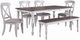 Liberty Furniture Ocean Isle 6-Piece Antique White/Weathered Pine Dining Table Set-0
