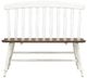 Liberty Furniture Al Fresco Graphite/Whitestone Slat Back Bench-3
